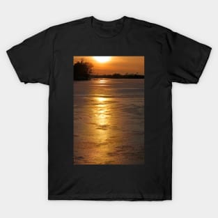 Sunset Over the Ice T-Shirt